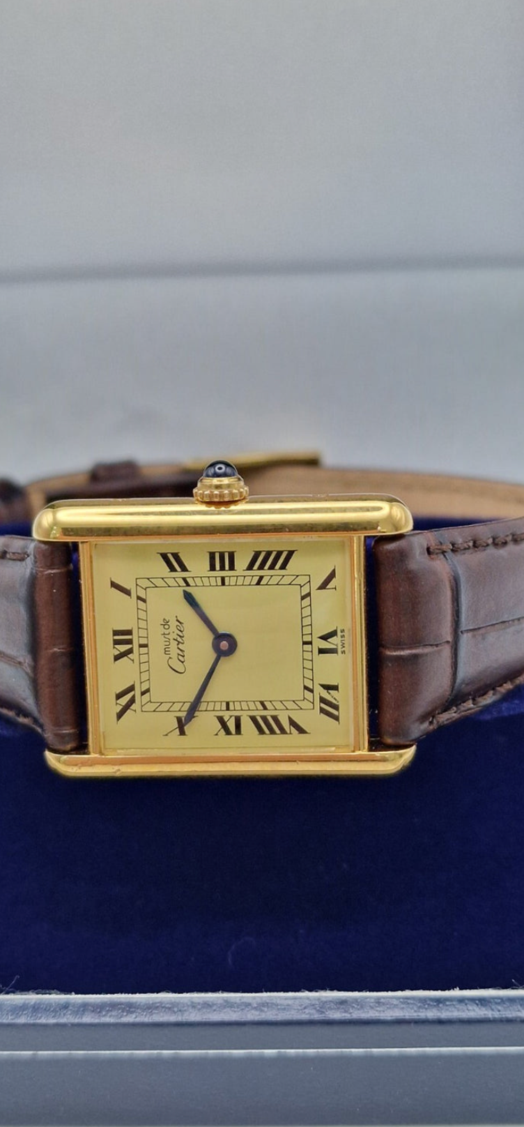 Elegant Rectangular Dress Watch